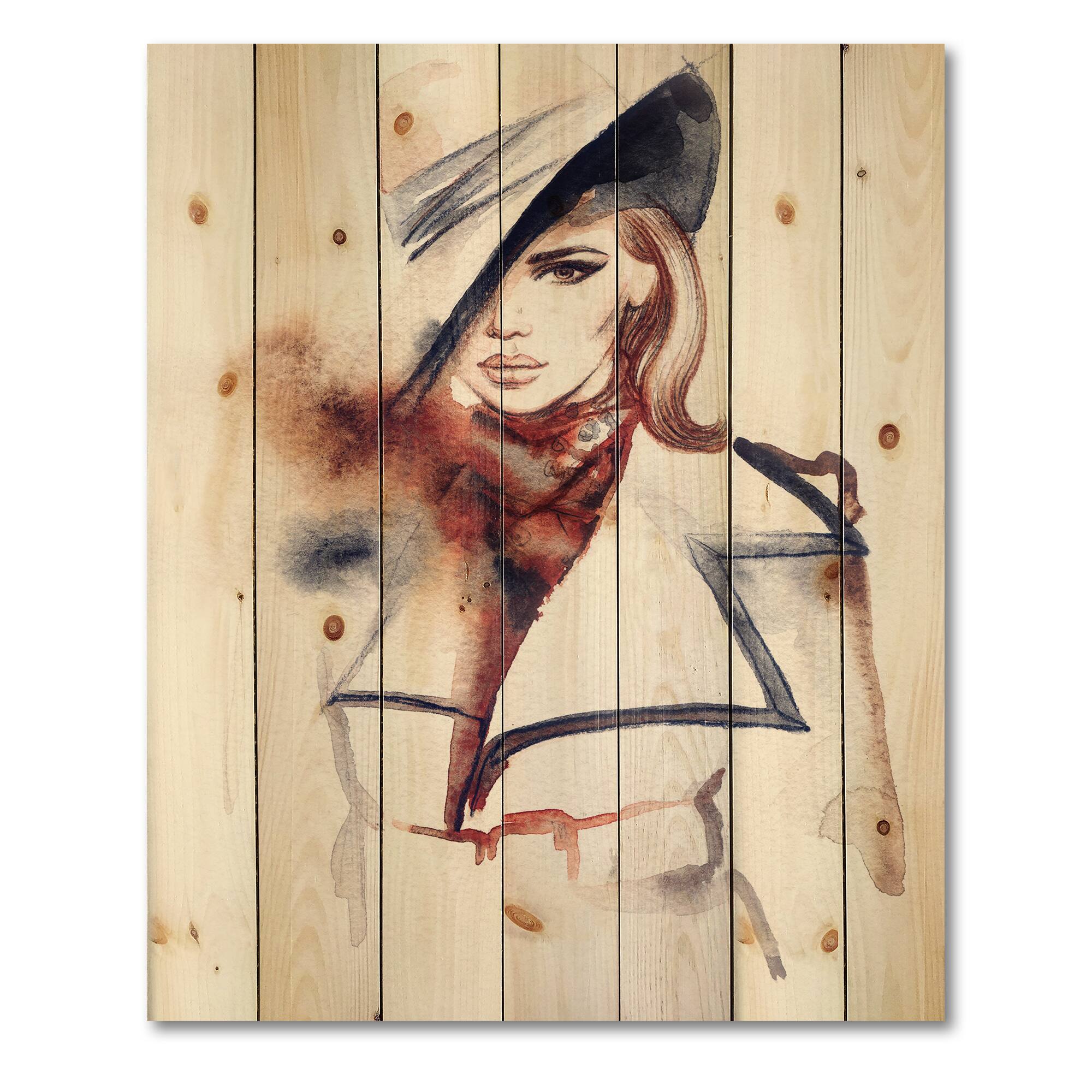 Designart - Fashion Portrait of Woman With Ht